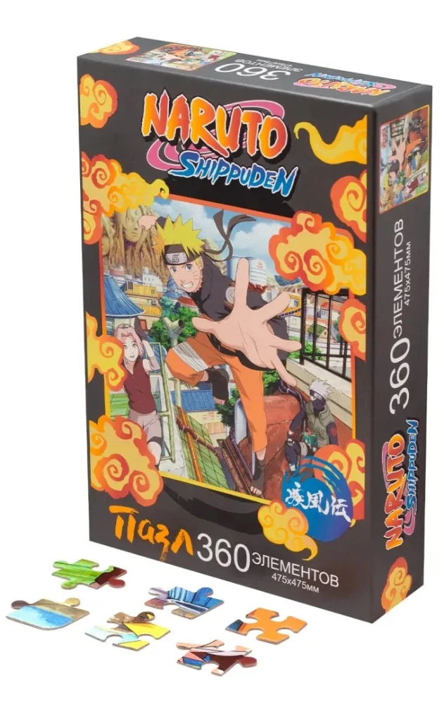 Naruto. Naruoto - Układanka 360 elementów. Huraganowe kroniki