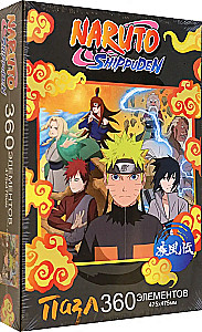Naruto. Naruto - Puzzle 360 elementów. Naruto i pięciu kage