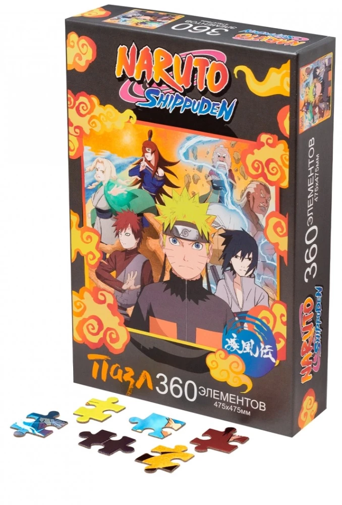 Naruto. Naruto - Puzzle 360 elementów. Naruto i pięciu kage