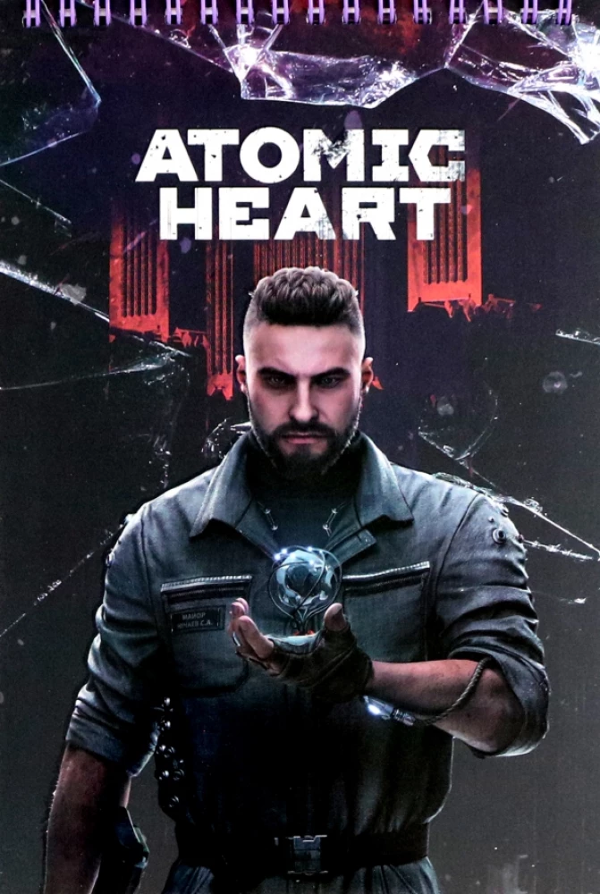 Kūrybinis bloknotas su lipdukais Atomic Heart. Kapitonas Nečajev, A5