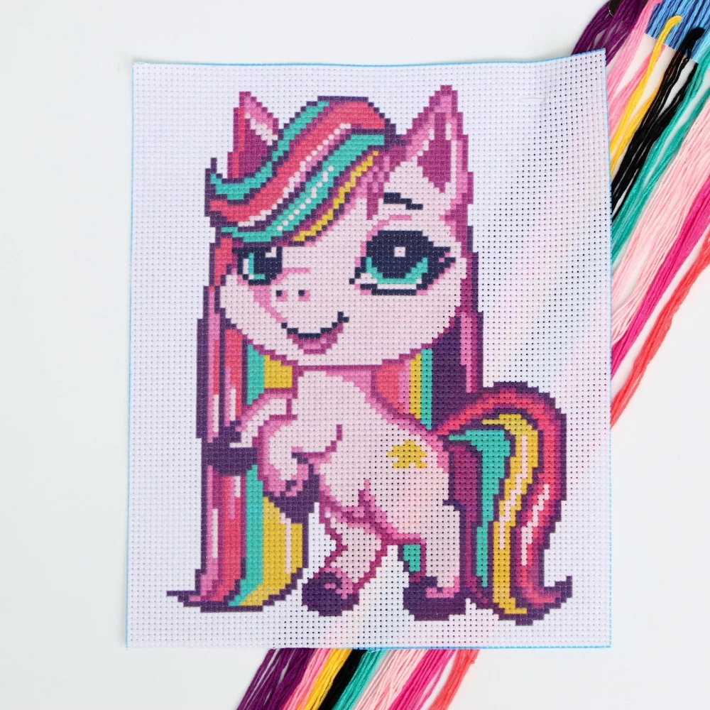 Tikkimine ristiga - Pony