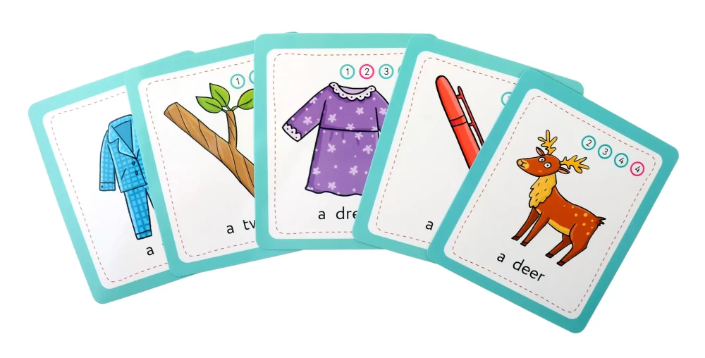 Englisch für Kleinkinder. Lernkarten