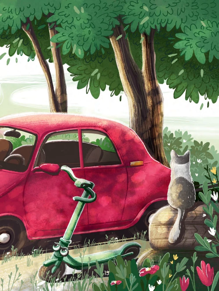 Bibiško automobiliuko nuotykiai