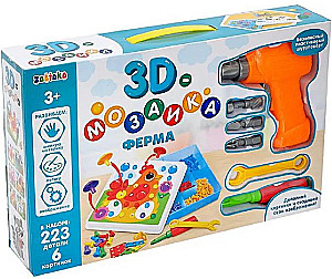 3D-mosaiik kruvija ja kohvris - Farma