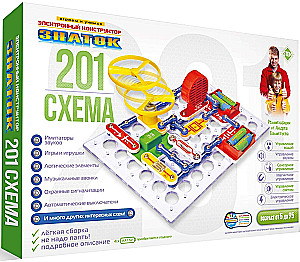 Elektrooniline konstruktori Znatok (201 skeem)