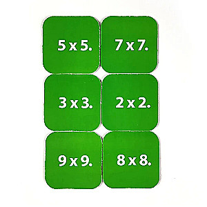 Gra planszowa - Matematyczne loto. Mnożenie