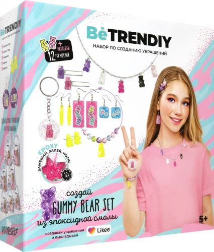 Be TrenDIY. Loo epoksi vaiku ehted - Gummy Bear komplekt