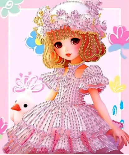 Diamantmalerei - Prinzessin