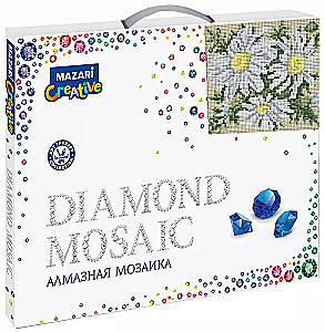 Deimantinė mozaika - Ramunėlės