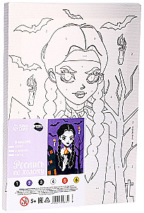 Paint by Numbers - Girl with Braids, 21x15 cm