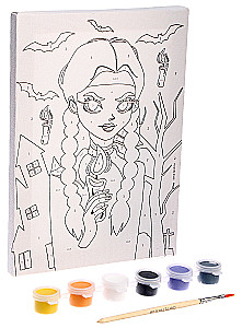 Paint by Numbers - Girl with Braids, 21x15 cm