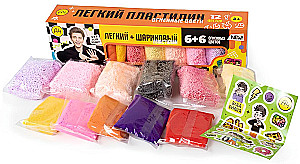 Kergesti vormitav plasticine Looge lihtsalt, Vlad A4, 12 tulevat värvi
