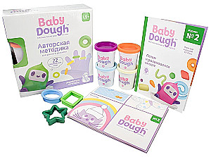Attīstošais komplekts Baby Dough, zaļš