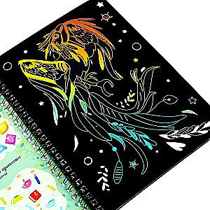Activity Book with Tasks. Engravings. Book of Magic