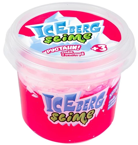 Mänguasi üle kolme aasta vanustele lastele mudeliga «Slime» - SLIME kaubamärgiga slime'd. Slime Iceberg roosa väike