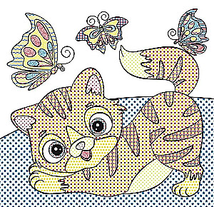 Wasserfarben. Katzen