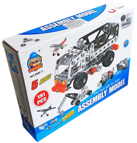 Metalowy konstruktor - Model Złożeniowy (5 w 1)