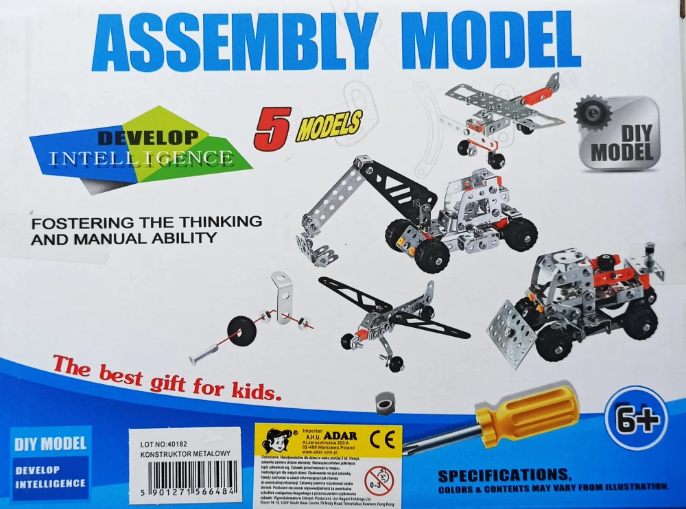 Metalinis konstruktorius - Assembly Model (5 in 1)