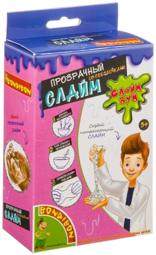 Experimentierkasten - Slime Boom. Transparenter Slime mit Sternen