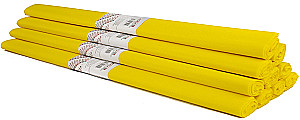 Krepppaber - kollane, 50 x 200 cm, 1 rull