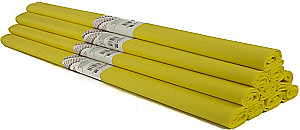 Krepppaber - heledat kollane, 50 x 200 cm, 1 rull