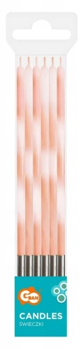 Küünalde komplekt - Candy, 6 tükki