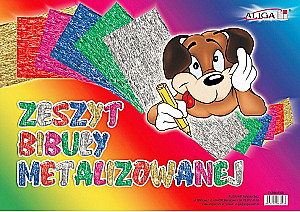 Albums ar metalizētu papīra papīru, 6 krāsas