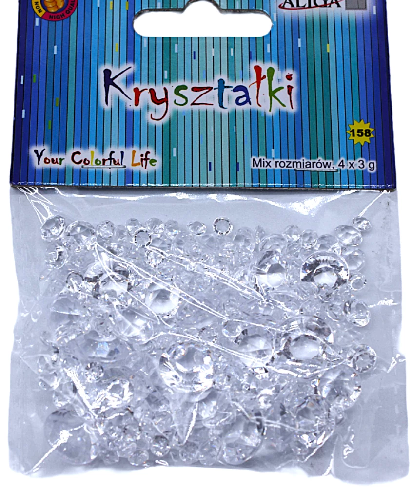 Kristallide komplekt, 4 suurust