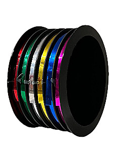 Metalliseeritud lint - 6 värvi (5mm x 5m)