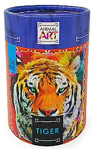 Figuraler Holzpuzzle - ANIMAL ART. Tiger 108 Teile