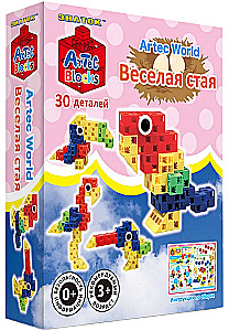 ARTEC World konstruktorius - Linksma gauja, 30 detalių