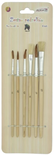Pintselikomplekt (6 tükki)