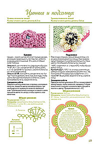 Crocheted Flowers. Decorations for Children's Hats