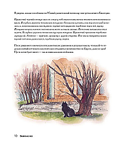 Sticken mit Kreuzstich: Die Reise der schwarzen Katze