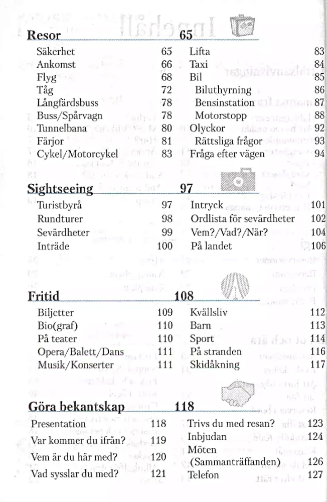 Russischer Gesprächsführer und Wörterbuch für Schwedischsprechende