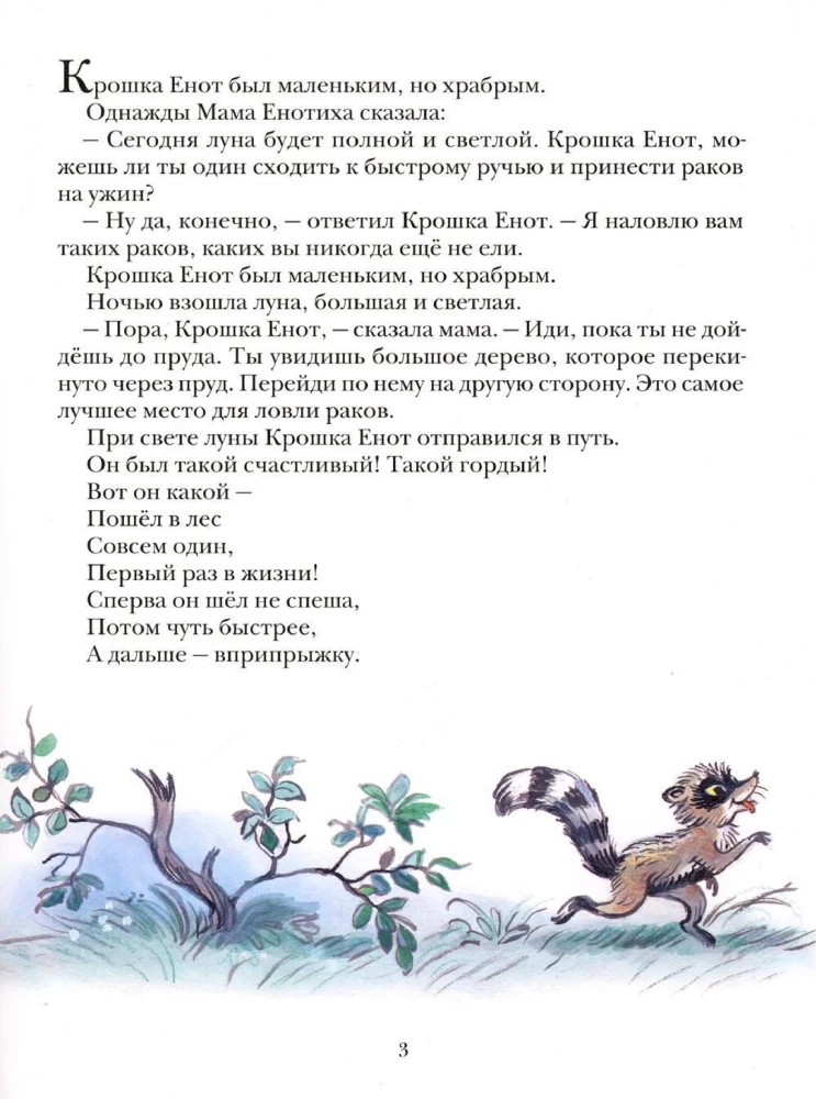 Mazais jenots un tas, kurš sēž dīķī