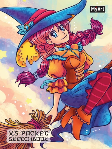 MyArt. XS Pocket Sketchbook. Anime. Little Witch