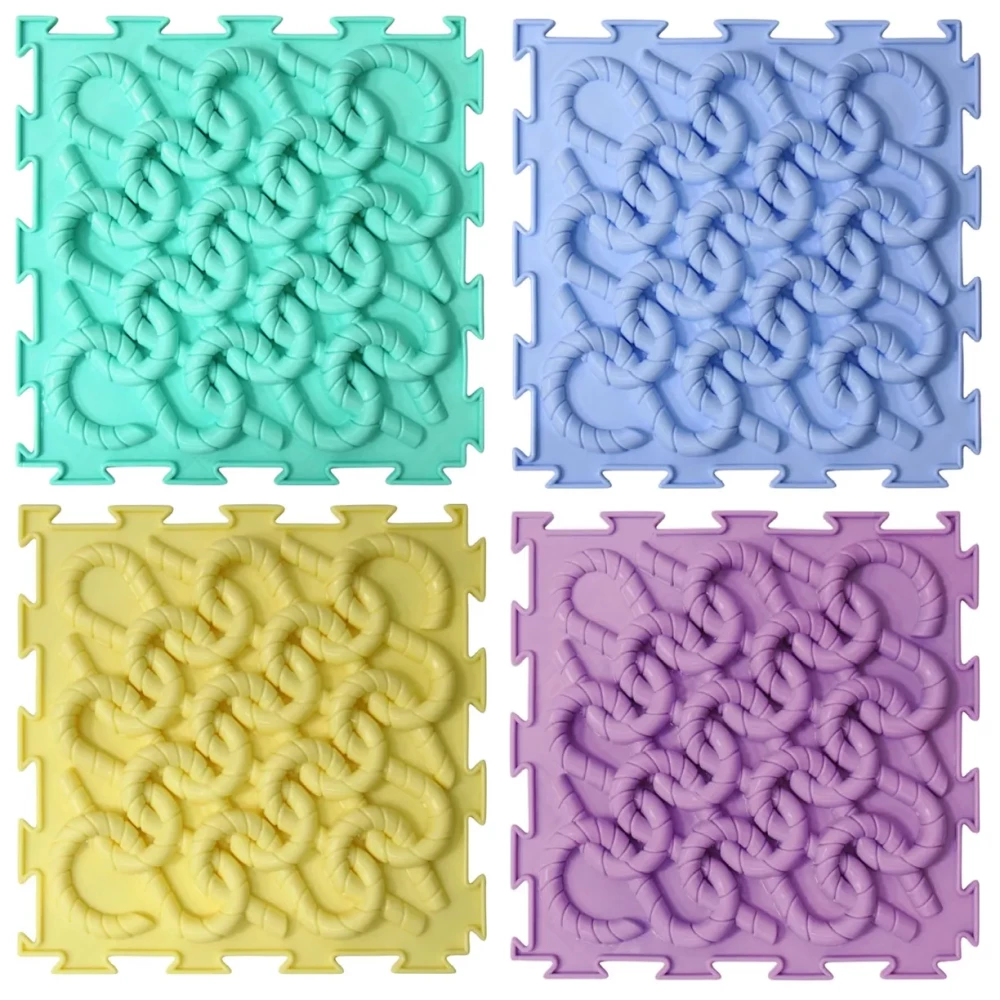 Modular Mat - Loops (Soft), 4 Puzzles