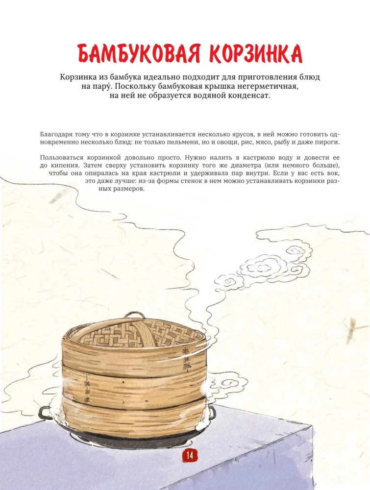 Chinesische Küche in Illustrationen