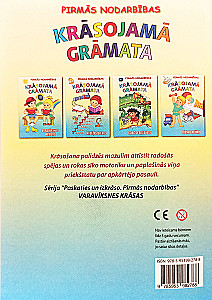 Pirmie užsiėmimai. Piešimo knyga: Vaivorykštės spalvos