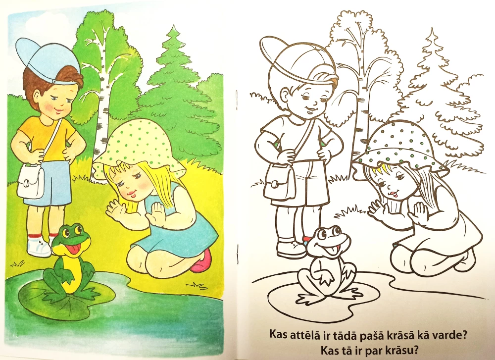 Pirmie užsiėmimai. Piešimo knyga: Vaivorykštės spalvos