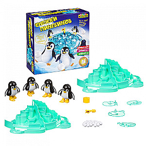 Brettspiel - Pinguine Schneeballschlacht