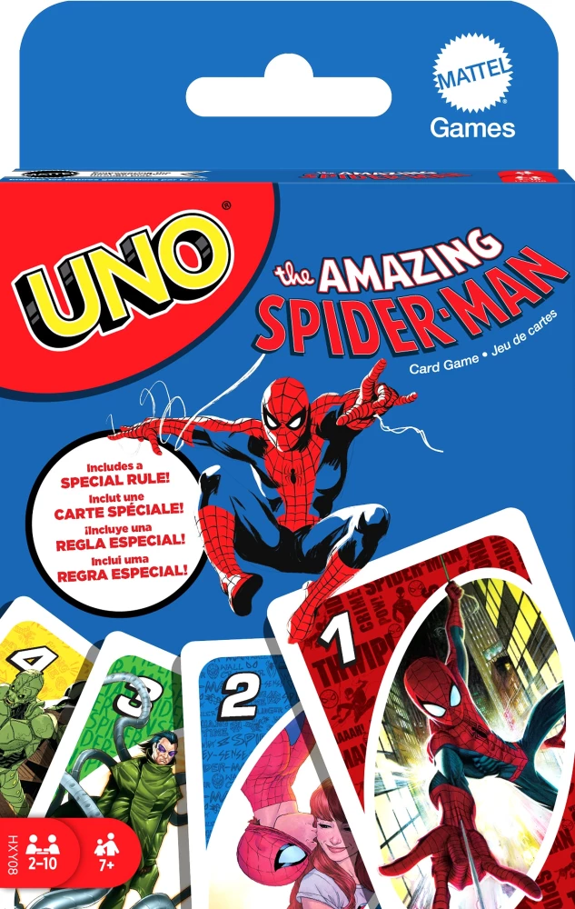 Tabletop Card Game - UNO. Spiderman