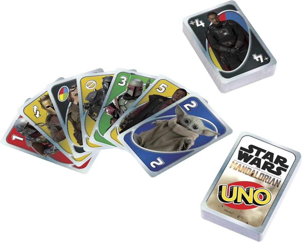 Desktop Card Game - UNO. Star Wars. The Mandalorian