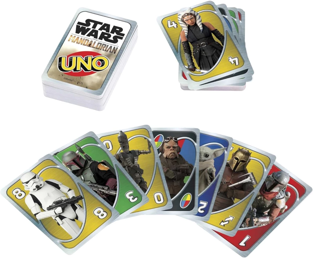 Desktop Card Game - UNO. Star Wars. The Mandalorian