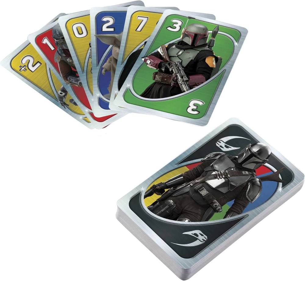 Desktop Card Game - UNO. Star Wars. The Mandalorian