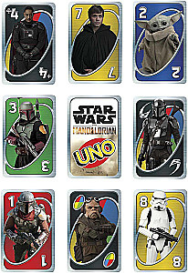 Desktop Card Game - UNO. Star Wars. The Mandalorian
