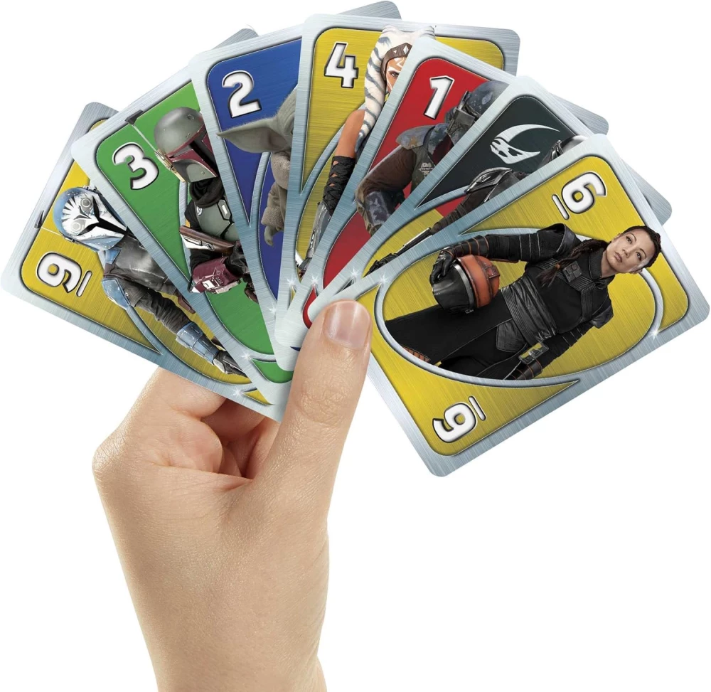 Desktop Card Game - UNO. Star Wars. The Mandalorian