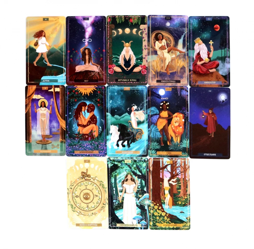 Žemės moters tarot. Rusų serija
