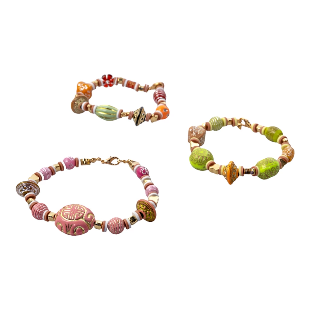 Set zum Basteln Armbänder zum Selbermachen Bijou (farbig)